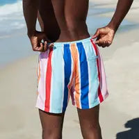 Swim Shorts - Pinstripes - Birthday Suit