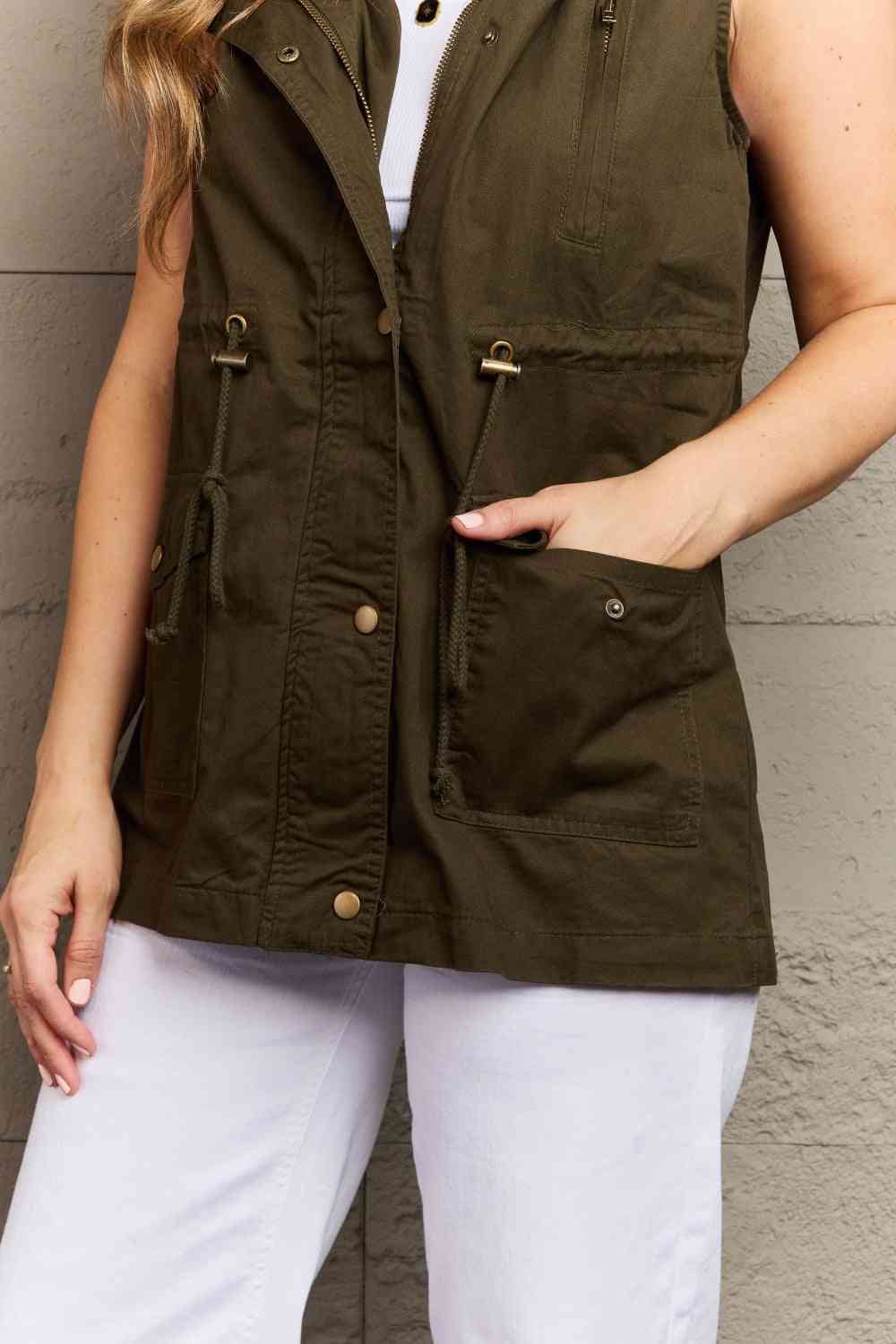 More To Come Military Hooded Vest